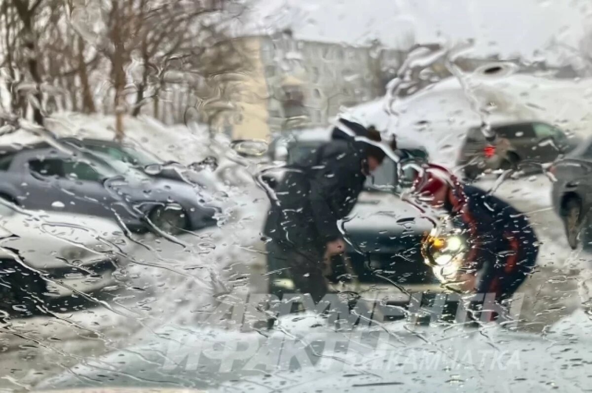    Жителям Камчатки помогают вытаскивать застрявшие автомобили