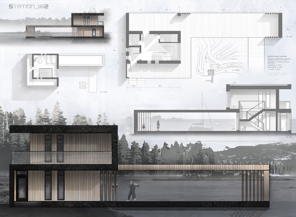 Архитектурные решения фасадов и остекления Оптима Фасад