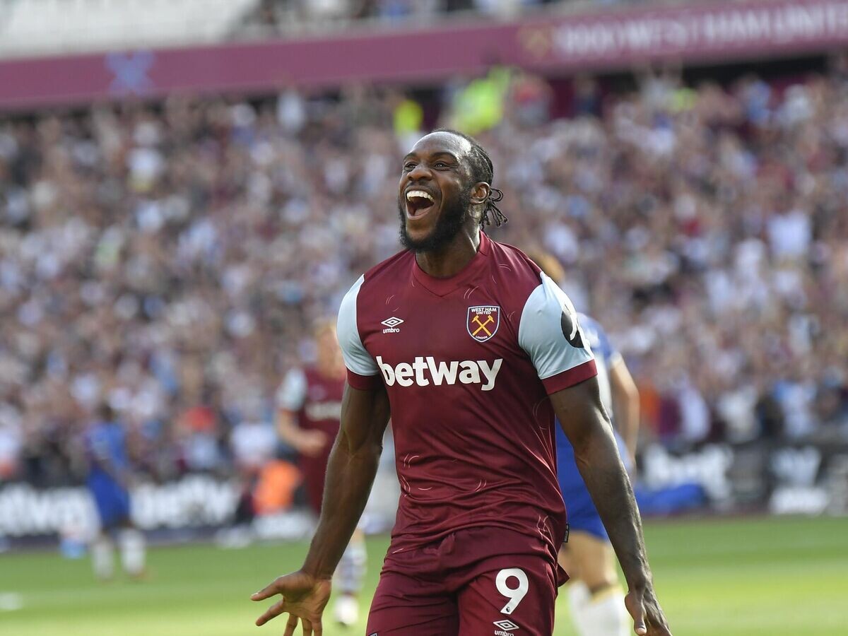    Нападающий "Вест Хэма" Майкл Антонио в матче АПЛ | © пресс-служба клуба "Вест Хэм"