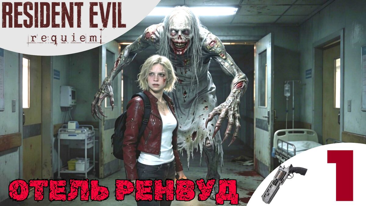 🔑 ОТЕЛЬ РЕНВУД - Прохождение Resident Evil 9 Requiem ❶ Грейс и Леон | Резидент Ивел 9 Реквием, RE 9