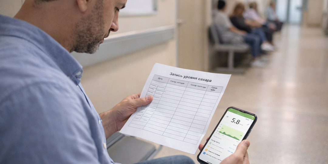 Хроники диабетика: мне выдали бумажную таблицу для сахара