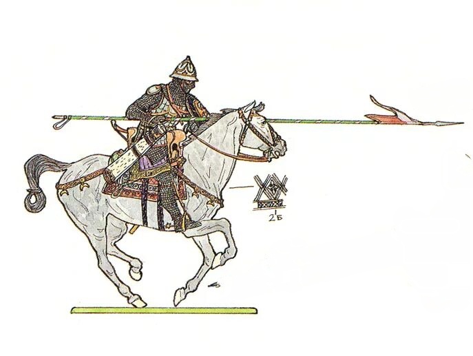 Волынский дружинник XIII века. 