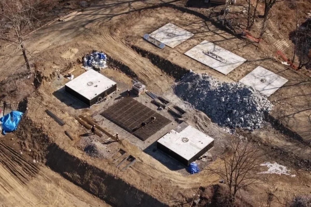    Монтаж 55‑метрового колеса обозрения начался в Минном городке Владивостока