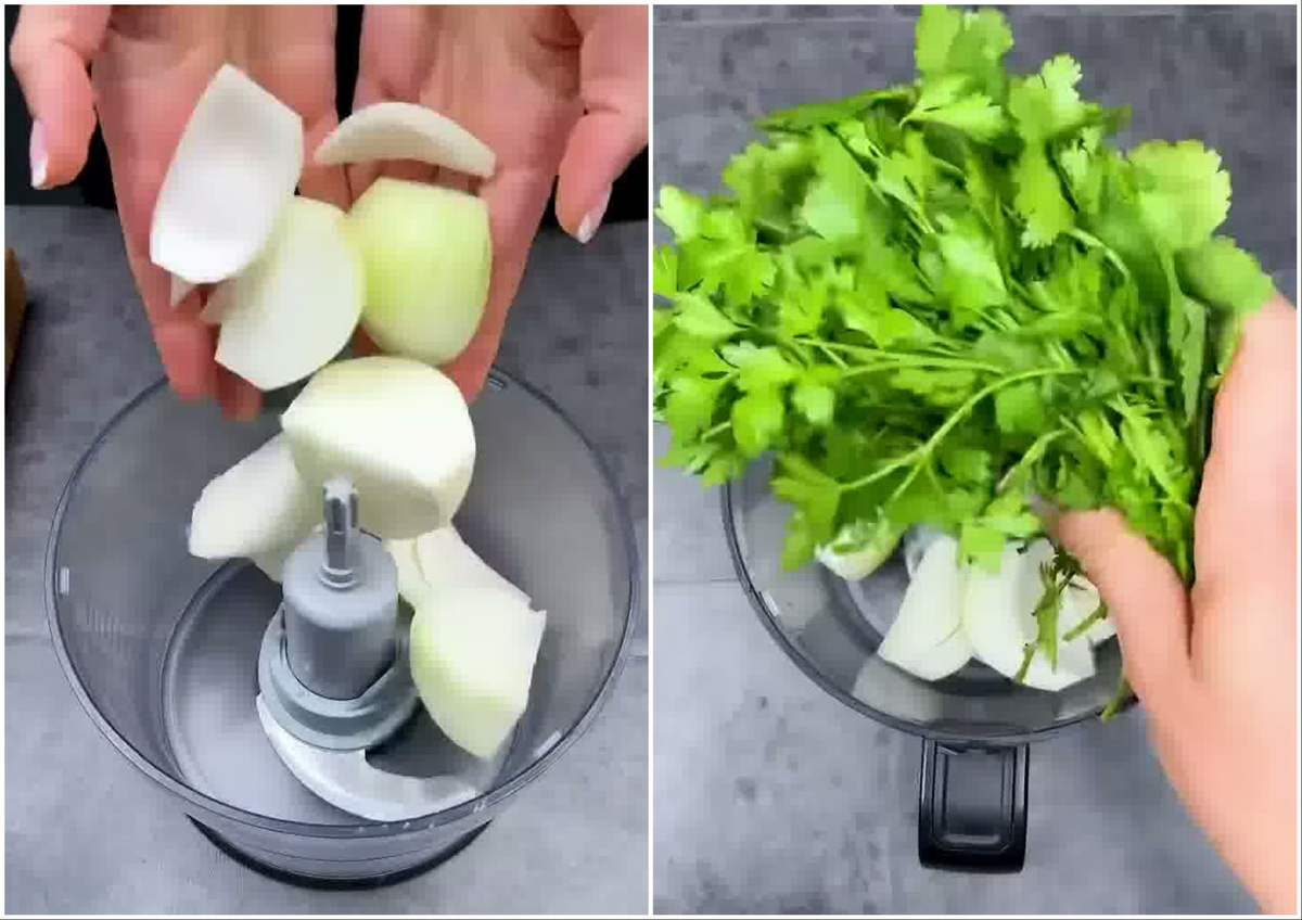 📸 Пучок петрушки моем и готовим к измельчению