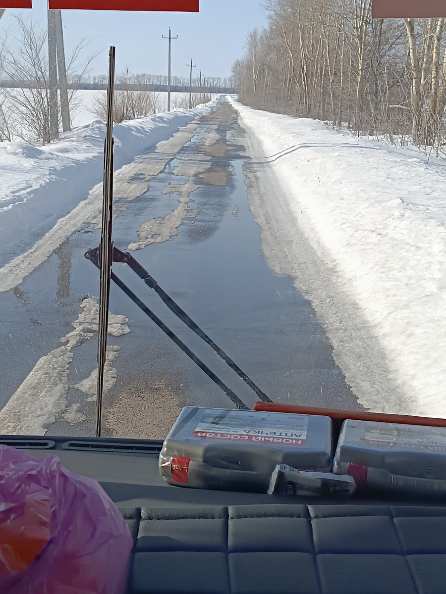 Вид из окна автобуса