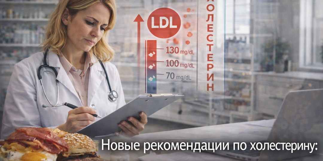 Новые рекомендации по холестерину: почему нормы снова пересматривают