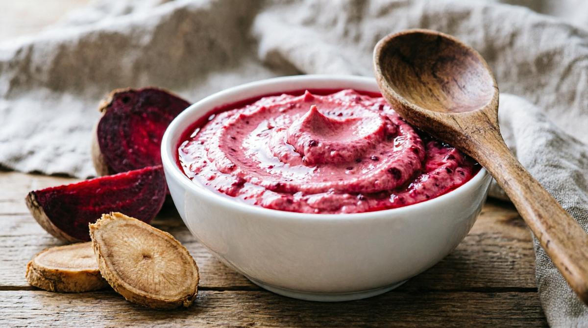 Паста из хрена и свеклы