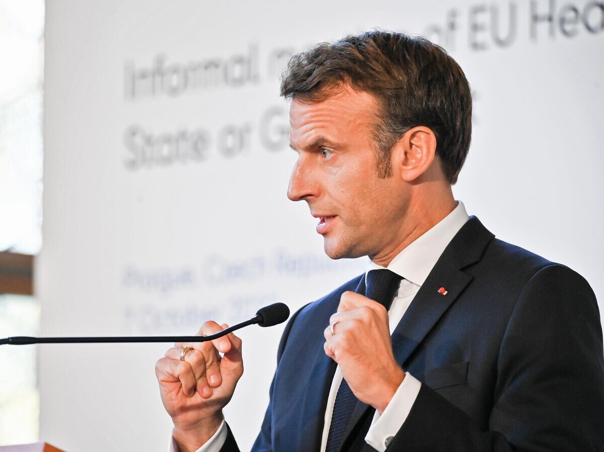    Эммануэль Макрон© РИА Новости . Стрингер