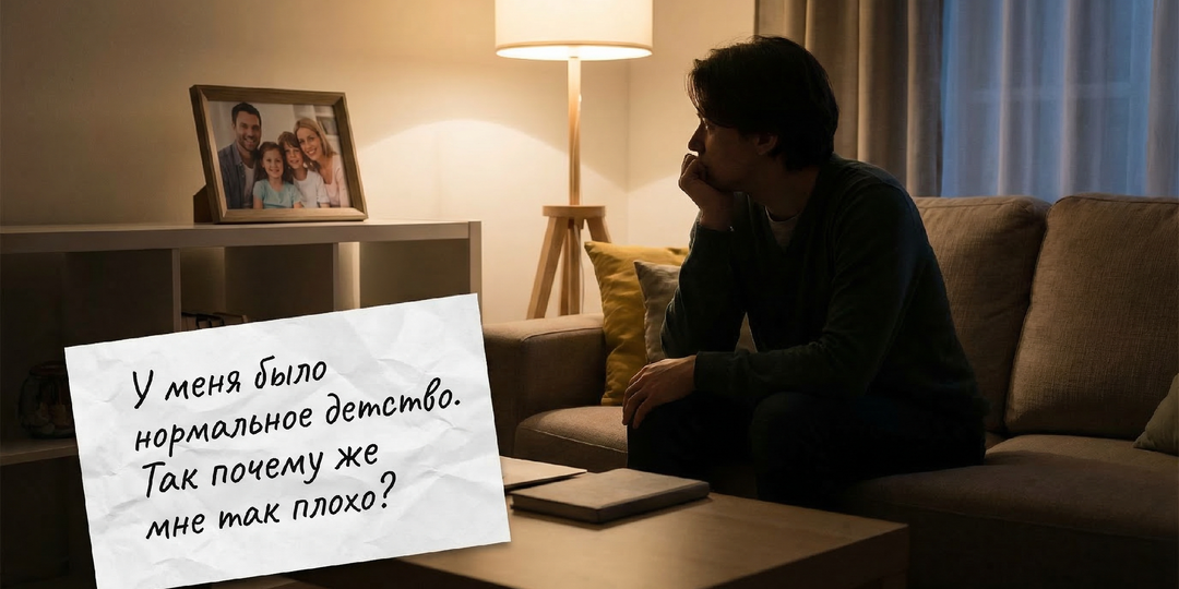 «У меня было нормальное детство. Так почему же мне так плохо?»