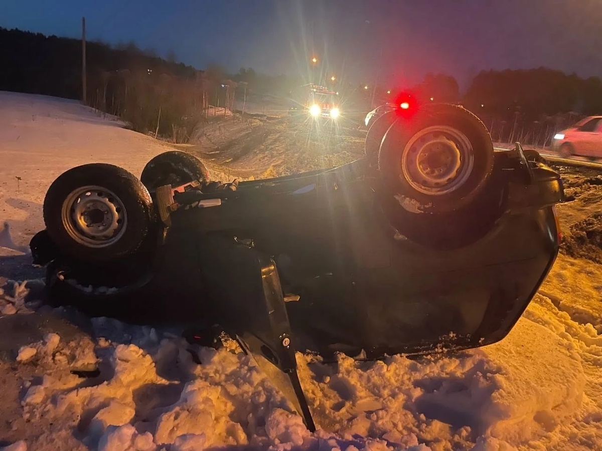    Пьяный водитель попал в аварию на трассе в Карелии© Сергей Крупин / VK