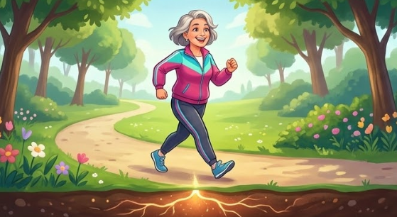 Даижение=жизнь. И крепость костей