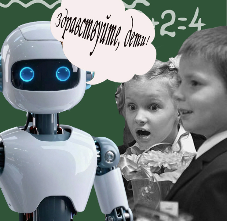 "Здравствуйте, дети!" Коллаж автора