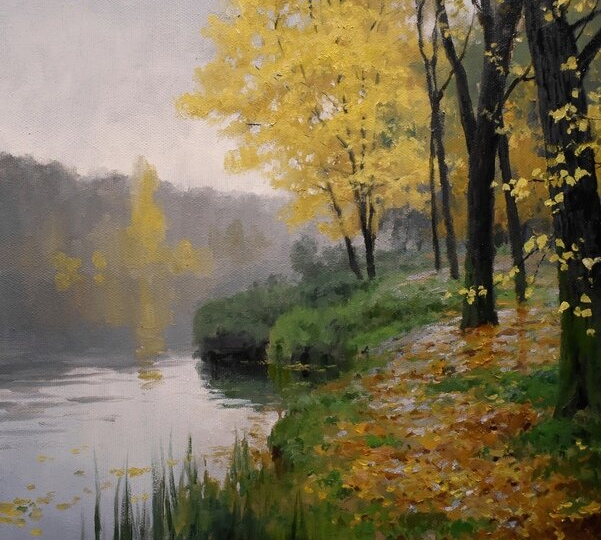 Художник Роман Божков, вернисаж картин, часть 3