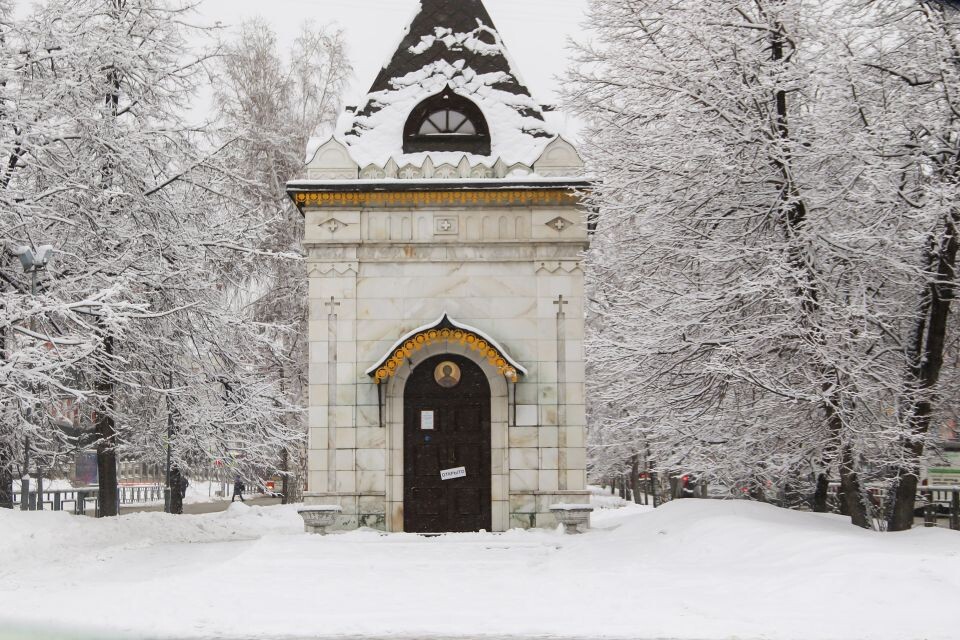    Снегопад в Барнауле. Погода. Источник: Виталий Барабаш