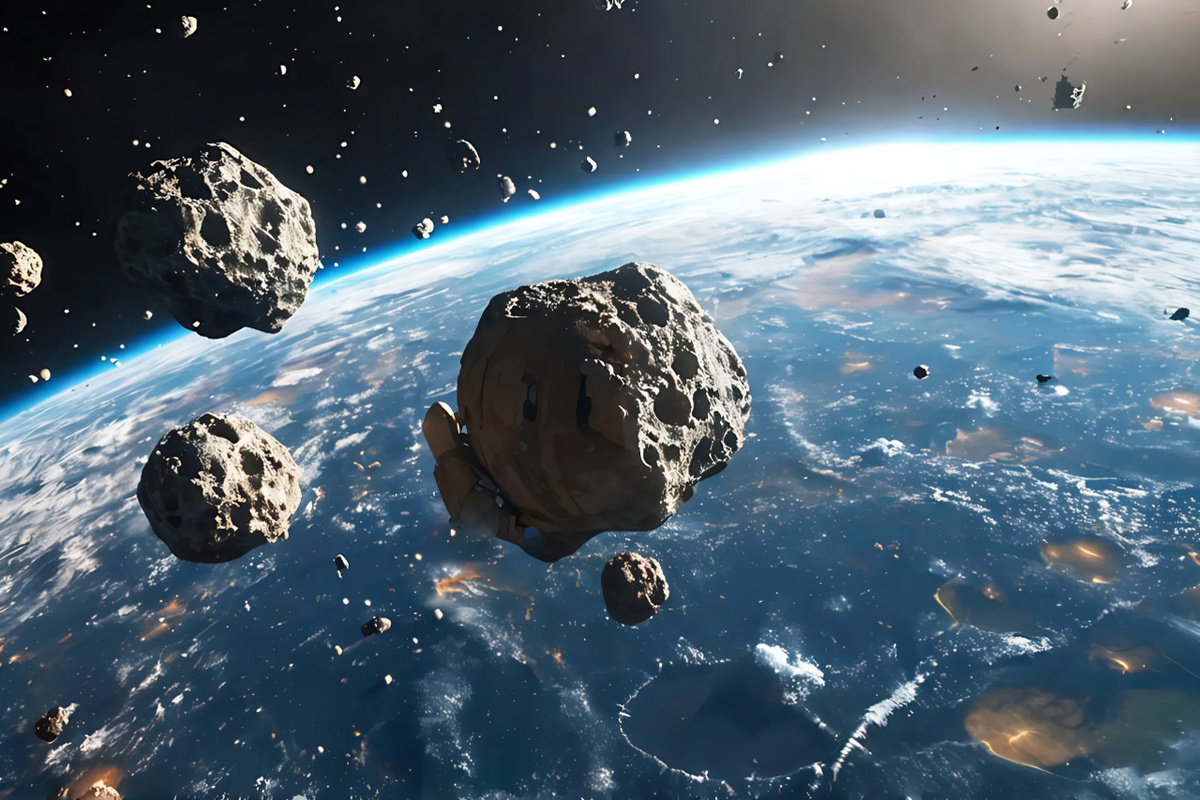 После падения метеорита в Германии астроном объяснил, можно ли избежать подобных случаев.  Фото: Изображение сгенерировано с помощью ИИ / Маргарита Неклюдова