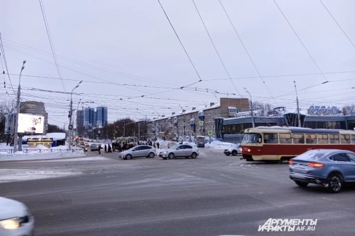    Трамваи в Ижевске не ходят от магазина «Океан» до сквера Металлургов