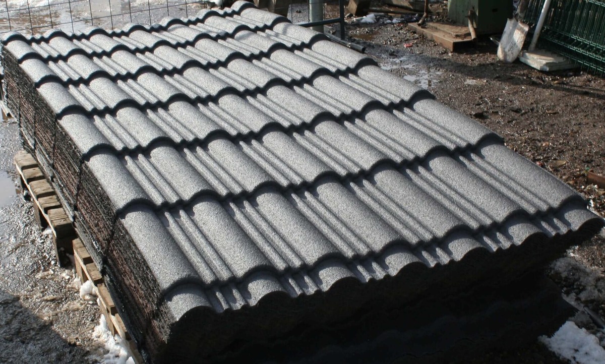 Внешний вид тихой резино-полимерной кровли гумибо. 