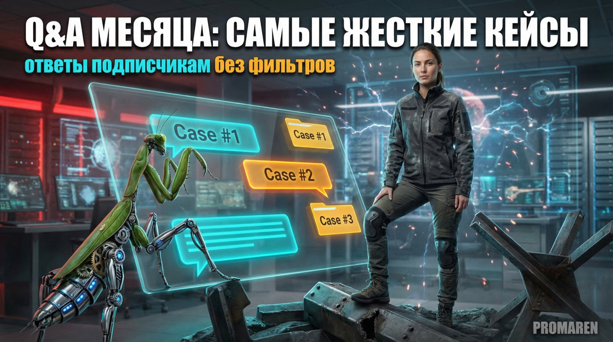    Живые вопросы подписчиков и разбор реальных кейсов за последний месяц | Марина Погодина, PROMAREN Марина Погодина