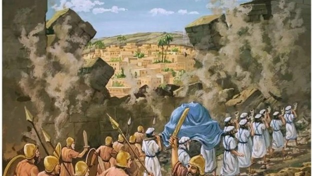 Взятие Иерихона Иисусом Навином Фото из открытого доступа