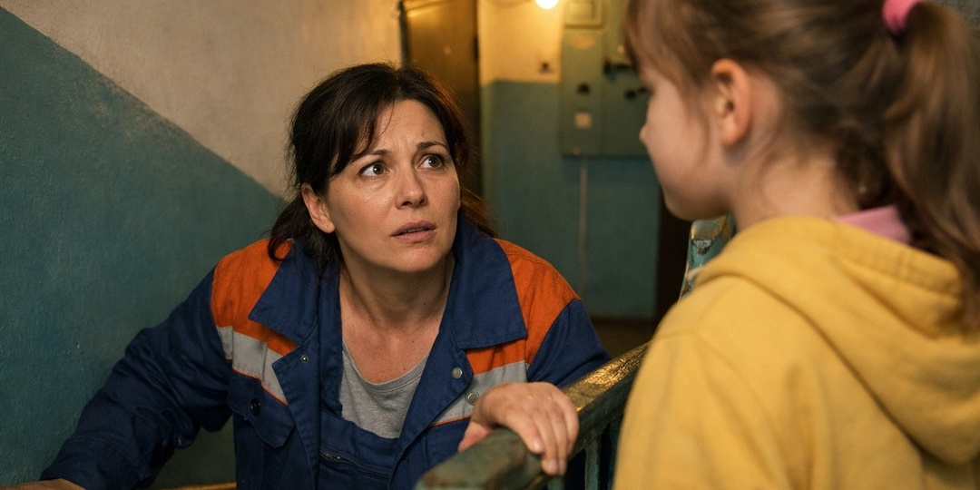 Мать увидела, что дочь сидела на рюкзаке под дверью, а отчим смотрел в глазок и не открывал