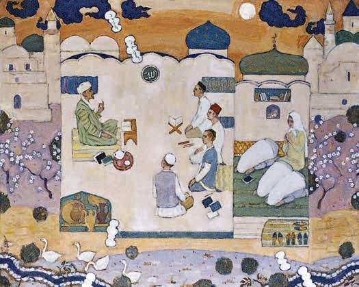 
Медресе. Худ. Р. М. Вахитов
Источник: 100tatarstan.100tatarstan.ru