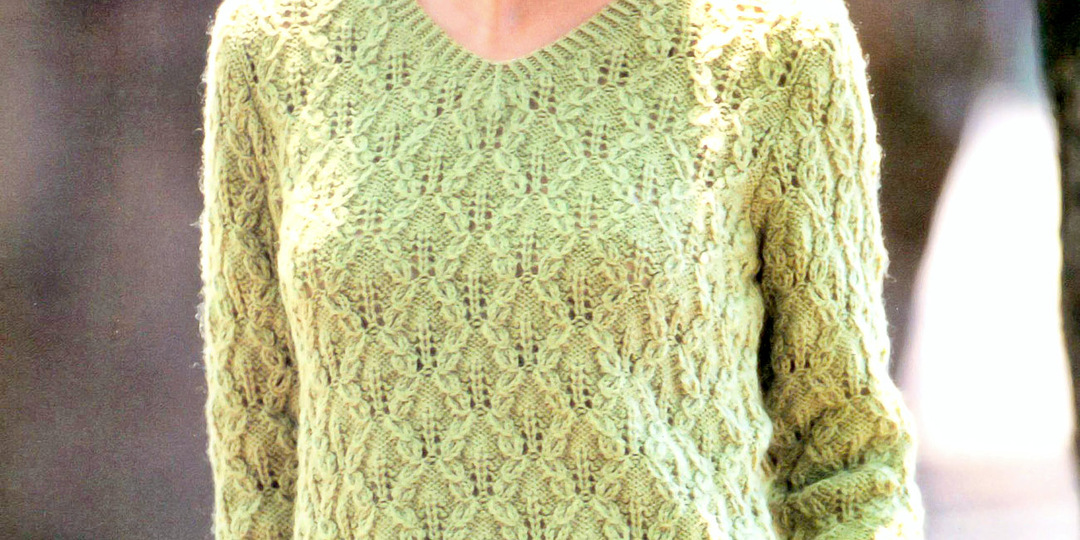 Вяжем нежные японские модели спицами: 6 пуловеров со схемами