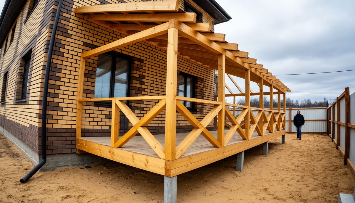 #пристройка каркасная