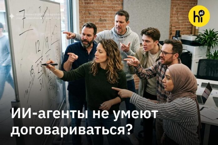    Когда кремний заменил кресло руководителя: автономные рои ИИ взяли на себя управление, но столкнулись с непреодолимым барьером – человеческими переговорами.