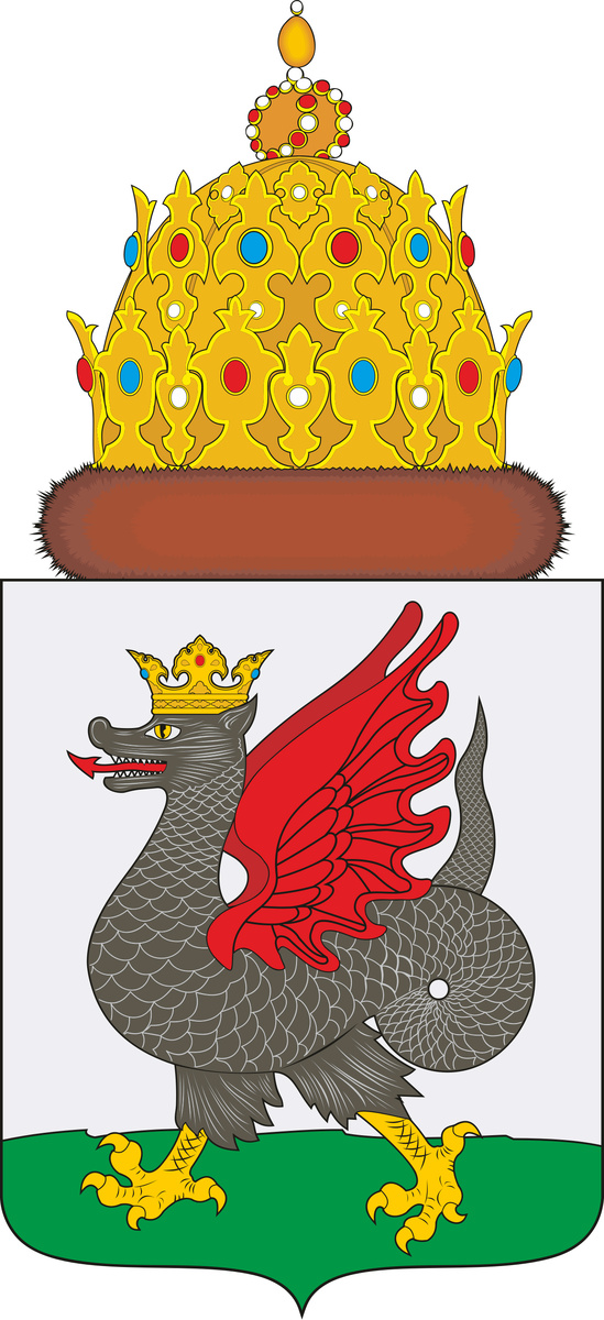 Герб Казани (входит в Государственные геральдические регистры Республики Татарстан и Российской Федерации): серебряное поле символизирует чистоту и благородство; зеленая земля – это возрождение, весна, плодородие и хранительница жизни; черный дракон воплощает мудрость, благоразумие, честность; червленые крылья и язык – символы храбрости, неустрашимости, мужества, зрелости; золотые лапы, когти, глаза и корона говорят о богатстве и славе; Казанская шапка указывает на статус столицы.