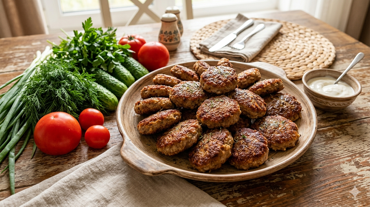 Время приготовления 40 минут.Порций:12-14штук.