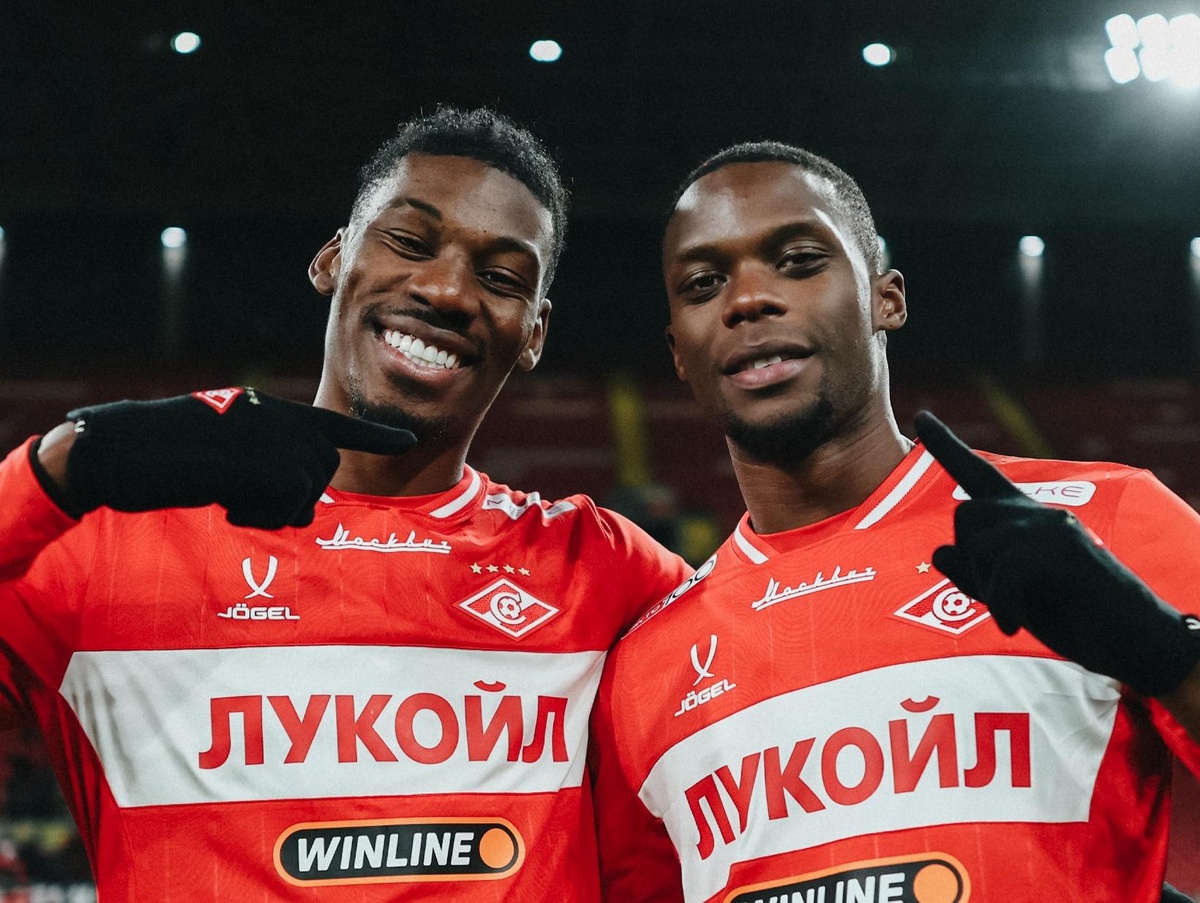     Кристофер Ву и Кристофер Мартинс. Фото: «Спартак»