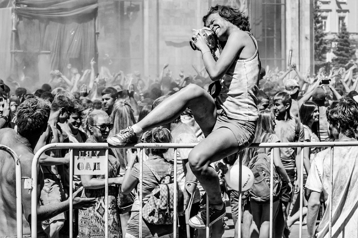 Когда-то жизнь была по настоящему живой и разнообразной. Москва 2014 г. ColorFest. Фото автора