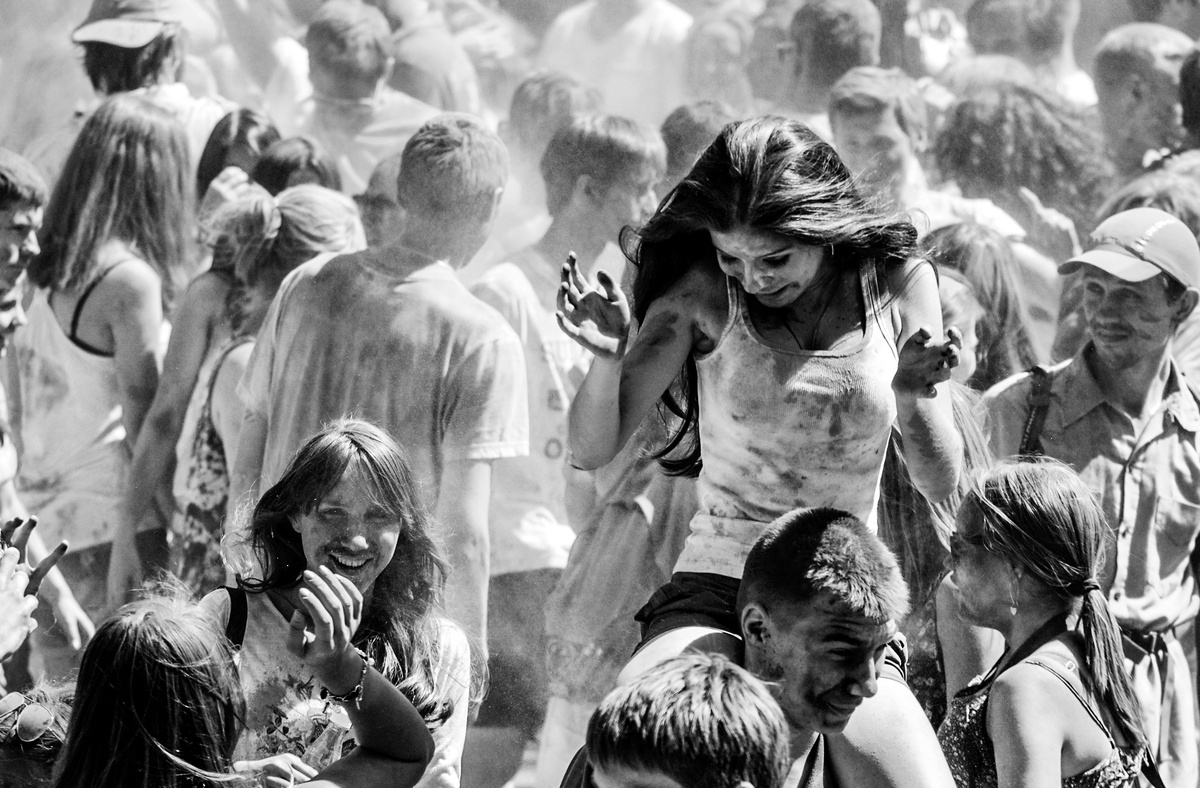 Когда-то жизнь была по настоящему живой и разнообразной. Москва 2014 г. ColorFest. Фото автора