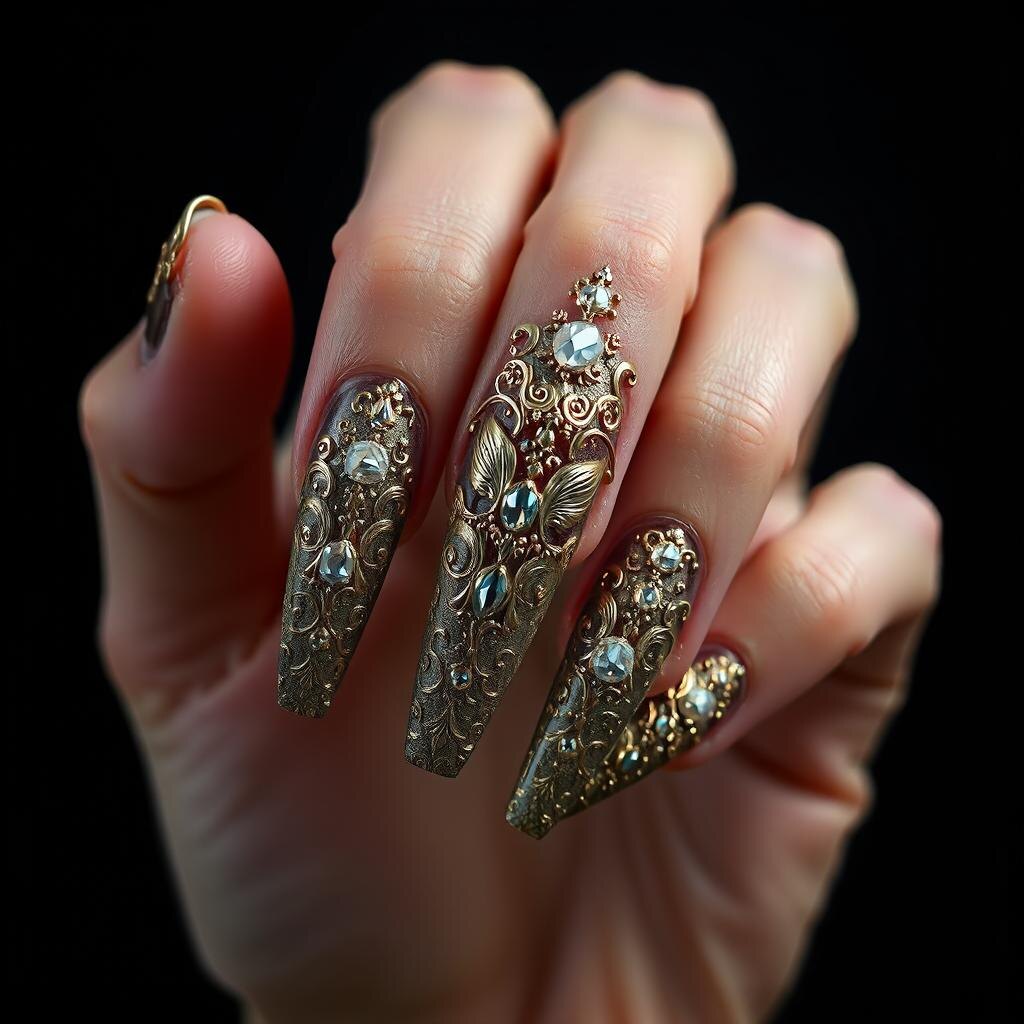 Маникюр. Иллюстрация сгенерирована нейросетью