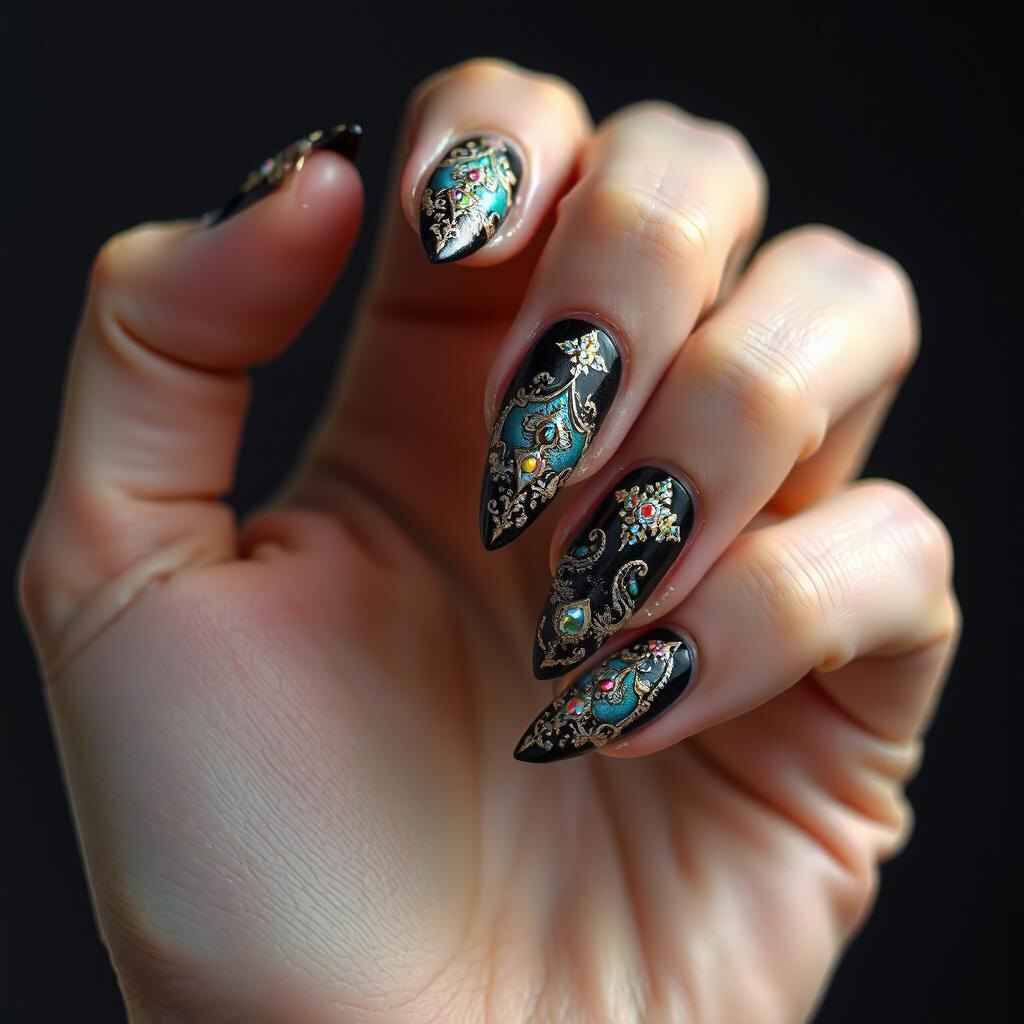 Маникюр. Иллюстрация сгенерирована нейросетью