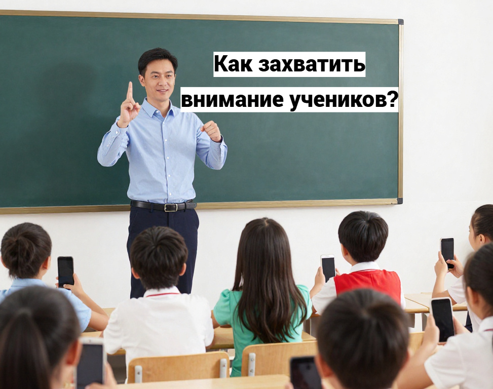 Как захватить внимание класса за 5 минут
