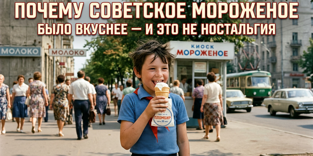 Почему советское мороженое было вкуснее — и это не ностальгия