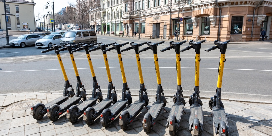Электросамокаты могут вернуться на улицы Владивостока раньше этой весной