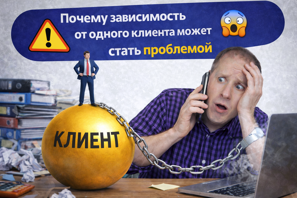 Почему зависимость от одного клиента может стать проблемой