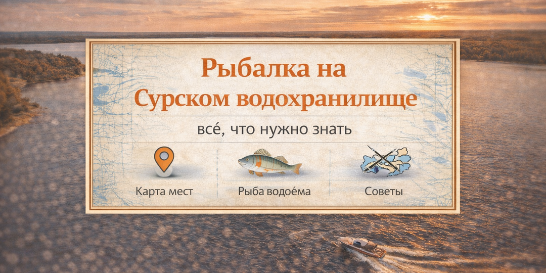 Рыбалка на Сурском водохранилище: всё, что нужно знать