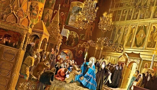 Стоглавый собор 1551 года Фото из открытого доступа