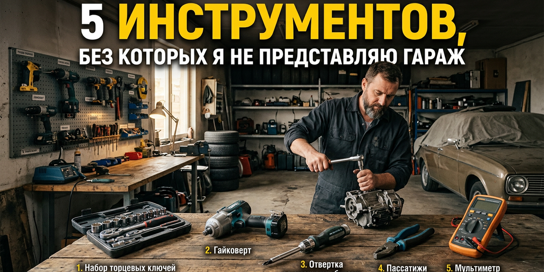 5 инструментов, без которых я не представляю гараж