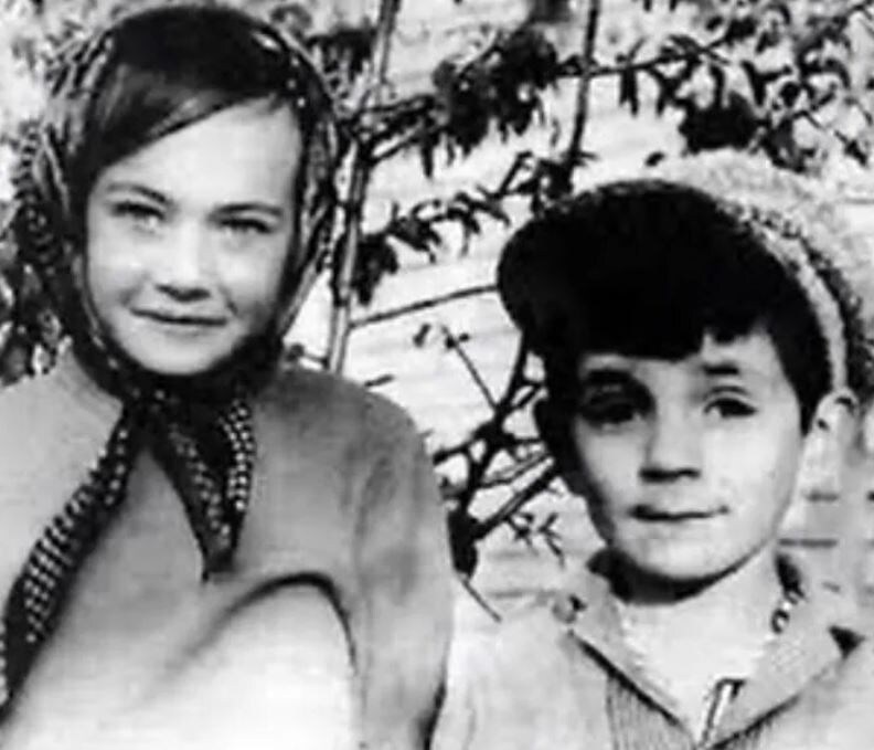 Лариса Гузеева в детстве. 