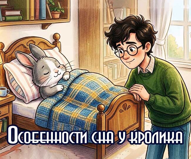 Как и сколько спят кролики?