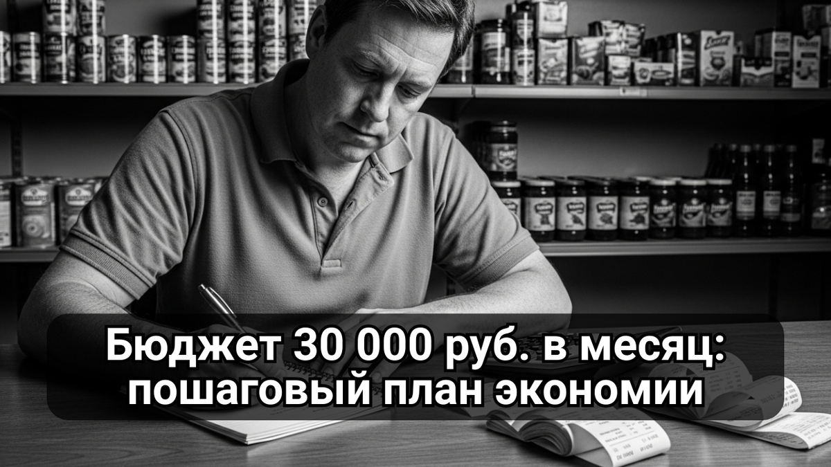 Как прожить на 30000 руб. в месяц: реальный план.