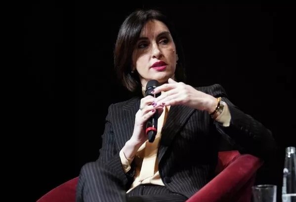 Министр иностранных дел Грузии Мака Бочоришвили на одной из панелей Мюнхенской конференции.