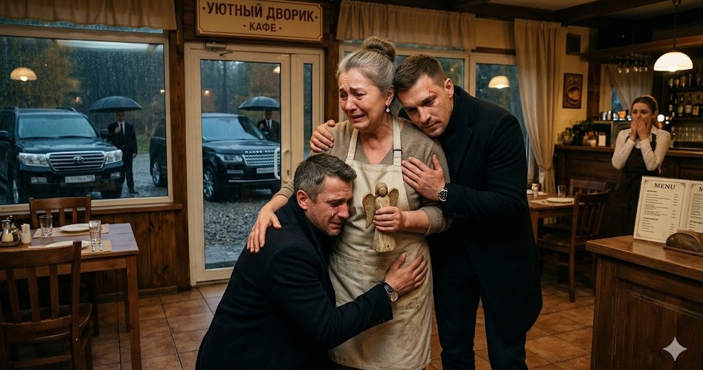 Девятнадцать лет назад простая повариха тайком кормила двух беспризорников, даже не подозревая, что эти мальчишки вернутся за ней на джипах.