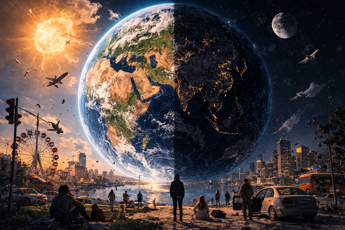 Что будет, если Земля внезапно остановится?