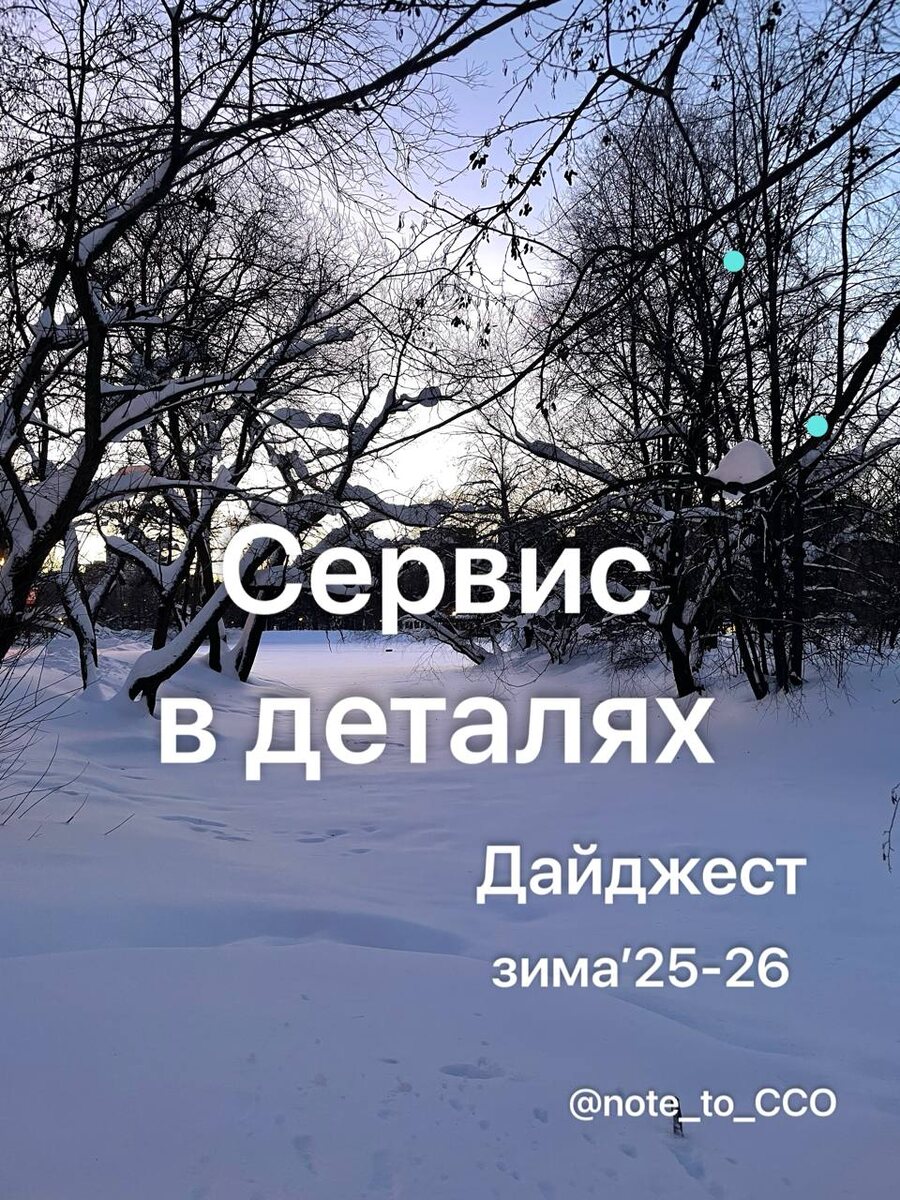 Обложка дайджеста "Сервис в деталях" зима'25-26