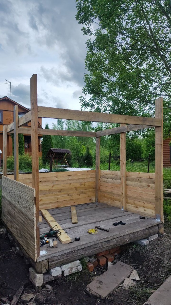 обшивка из вагонки. листайте вправо